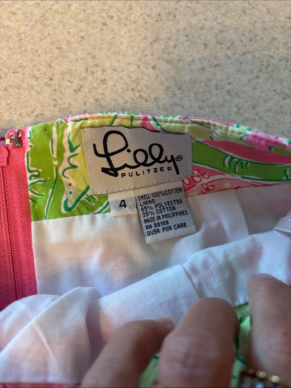 Lilly Pulitzer Bright Tropical Print Skirts - Pink & Multi size 4 - Picture 5 of 9
